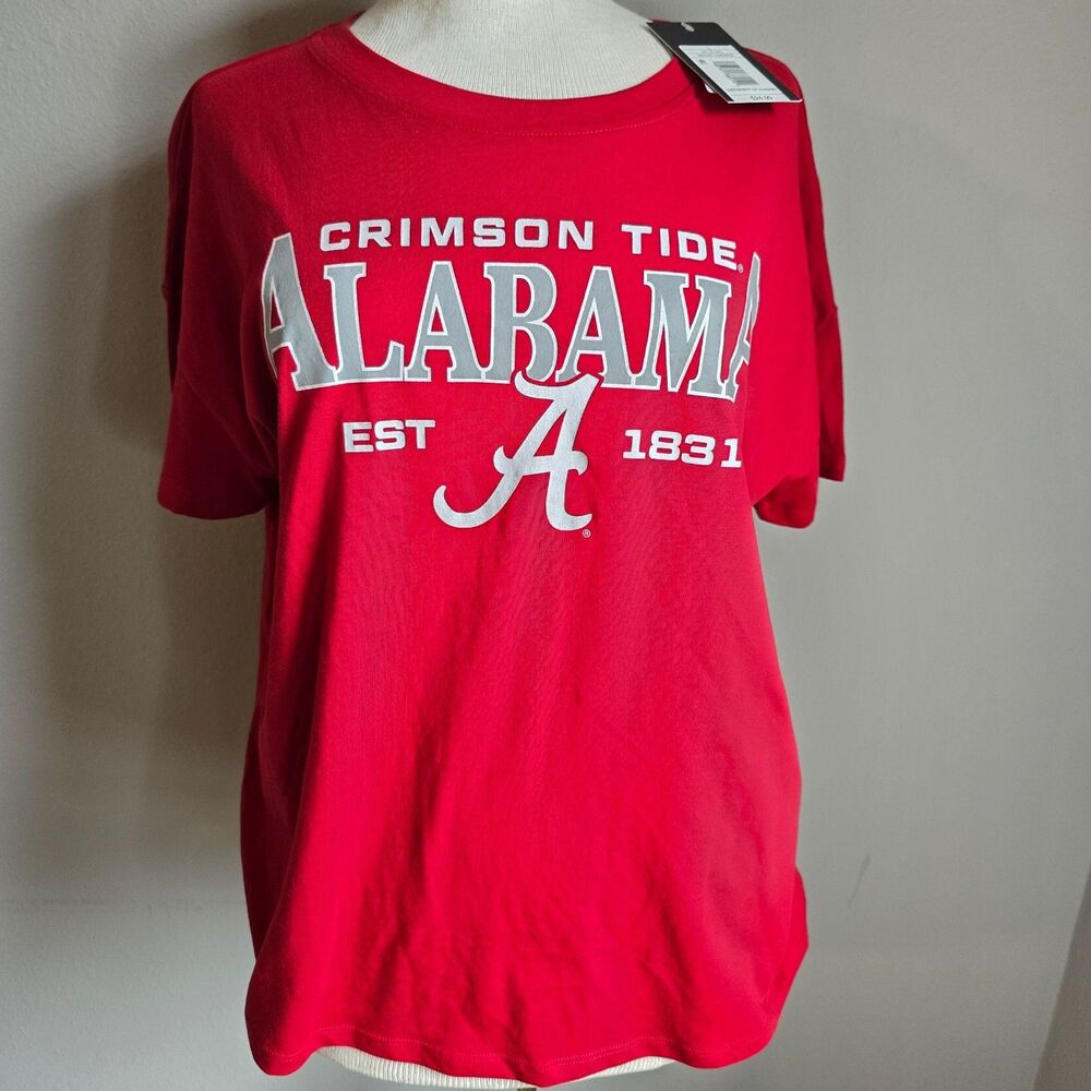 Alabama crimson tide t shirt red football large